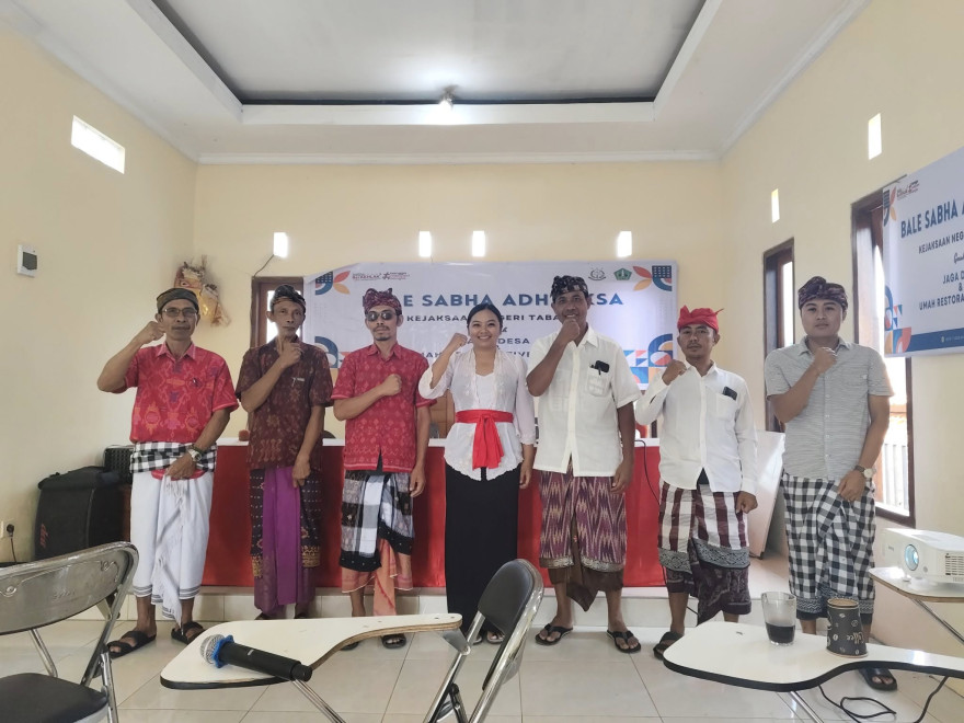 Zoom Meeting dalam rangka peresmian Bale Sabha Adhyaksa
